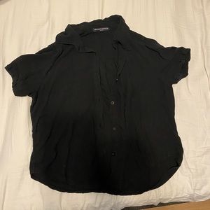 brandy melville one-size button-up shirt